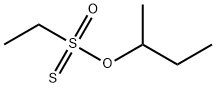 Ethanesulfonothioic acid, S-butyl ester Struktur