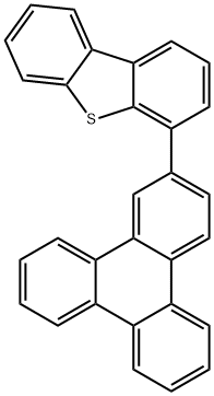 4-(triphenylen-2-yl)dibenzo[b,d]thiophene Struktur