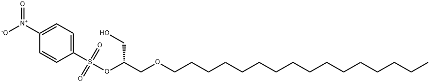1-Hexadecyl-2-(4-nitrobenzenesulfonyl)-D-glycerol Struktur