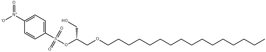 1-Hexadecyl-2-(4-nitrobenzenesulfonyl)-D-glycerol,112014-14-9,结构式
