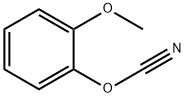 Cyanic acid, 2-methoxyphenyl ester Struktur
