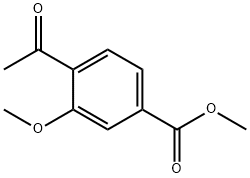 4-Acetyl-3-methoxy-benzoic acid methyl ester Structure