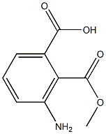 1,2-Benzenedicarboxylic acid, 3-amino-, 2-methyl ester Structure