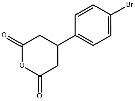 4-(4-溴苯基)氧杂环己烷-2,6-二酮,1137-61-7,结构式