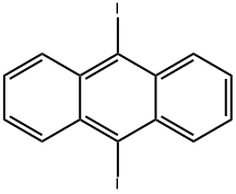 9,10-diiodoanthracene Struktur