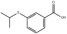 3-(isopropylthio)benzoic acid Struktur