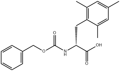 N-Cbz-D-2,4,6-trimethylPhenylalanine Struktur