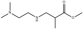 メチル3-{[2-(ジメチルアミノ)エチル]アミノ}-2-メチルプロパン酸 化学構造式