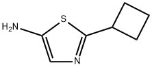 2-Cyclobutylthiazol-5-amine 结构式