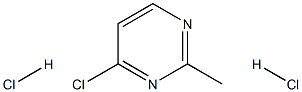 4-chloro-2-methylpyrimidine:dihydrochloride 结构式