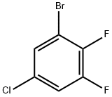 1-ブロモ-5-クロロ-2,3-ジフルオロベンゼン 化学構造式