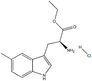 DL-5-MethylTryptophan ethyl ester hydrochloride Structure