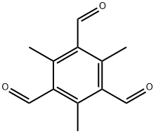 2,4,6-Trimethylbenzene-1,3,5-tricarbaldehyde Structure