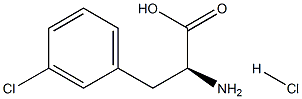 3-chloro- Phenylalanine, hydrochloride Struktur