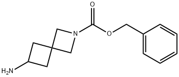 benzyl 6-amino-2-azaspiro[3.3]heptane-2-carboxylate 结构式