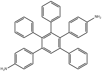 1,4-双(4-胺基苯)-2,3,5-三苯基苯, 121264-23-1, 结构式