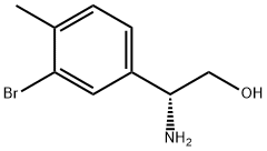 (2R)-2-AMINO-2-(3-BROMO-4-METHYLPHENYL)ETHAN-1-OL Struktur