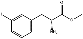 3-iodo- D-Phenylalanine methyl ester Structure