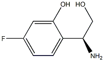 2-((1S)-1-AMINO-2-HYDROXYETHYL)-5-FLUOROPHENOL Structure