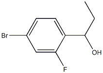 1-(4-溴-2-氟苯基)丙-1-醇, 1214900-59-0, 结构式