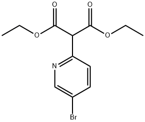 DIETHYL(5-BROMOPYRIDIN-2-YL)MALONATE Structure