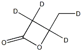 3-Butyrolactone-d4, 1224441-94-4, 结构式