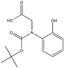 Boc-R-2-hydroxyphenylglycine Structure
