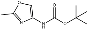 tert-Butyl (2-methyloxazol-4-yl)carbamate Structure