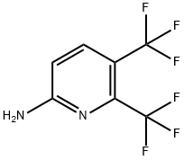 5,6-Bis(trifluoromethyl)pyridin-2-amine Struktur