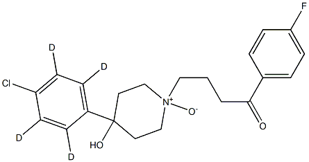 4-[4-(4-chloro-2,3,5,6-tetradeuteriophenyl)-4-hydroxy-1-oxidopiperidin-1-ium-1-yl]-1-(4-fluorophenyl)butan-1-one Structure