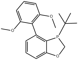 3-(叔丁基)-4-(2,6-二甲氧基苯基)-2,3-二氢苯并[D][1,3]氧,膦戊轭 结构式