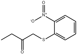 1-[(2-硝基苯基)巯基]丁烷-2-酮 结构式
