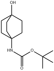 tert-butyl N-{4-hydroxybicyclo[2.2.2]octan-1-yl}carbamate, 1252672-84-6, 结构式