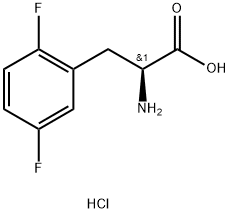 2,5-Difluoro-L-Phenylalanine hydrochloride Struktur