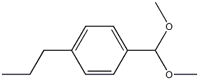 Benzene, 1-(dimethoxymethyl)-4-propyl- 结构式