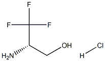 (2S)-2-AMINO-3,3,3-TRIFLUOROPROPAN-1-OL HYDROCHLORIDE Struktur