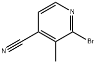 2-溴-3-甲基-4氰基吡啶, 1260024-26-7, 结构式