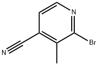 2-bromo-3-methylisonicotinonitrile Structure