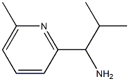 2-methyl-1-(6-methylpyridin-2-yl)propan-1-amine Structure