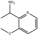 1-(3-甲氧基吡啶-2-基)乙-1-胺,1270484-26-8,结构式