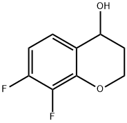 7,8-DIFLUOROCHROMAN-4-OL Structure