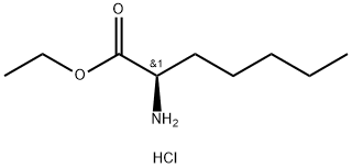 R-2-amino-Heptanoic acid ethyl ester hydrochloride Structure