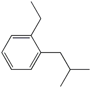 1-乙基-2-(2-甲基丙基)苯, 127824-15-1, 结构式
