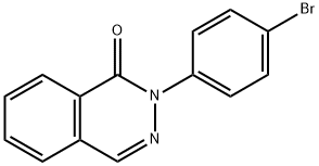 2-(4-ブロモフェニル)フタラジン-1(2H)-オン 化学構造式