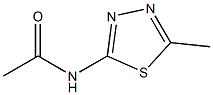 Acetamide,N-(5-methyl-1,3,4-thiadiazol-2-yl)- Struktur