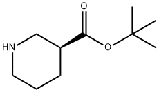 S-哌啶-3-羧酸叔丁酯, 1307815-43-5, 结构式