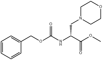 METHYL(R)-2-(((BENZYLOXY)CARBONYL)AMINO)-3-MORPHOLINOPROPANOATE, >97% 结构式