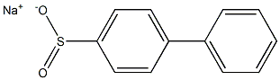 [1,1'-Biphenyl]-4-sulfinic acid, sodium salt Structure