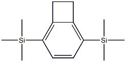 Silane, bicyclo[4.2.0]octa-1,3,5-triene-2,5-diylbis[trimethyl- Struktur