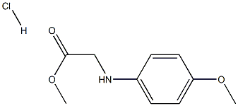RS-4-methoxyphenylglycine methyl ester hydrochloride Structure